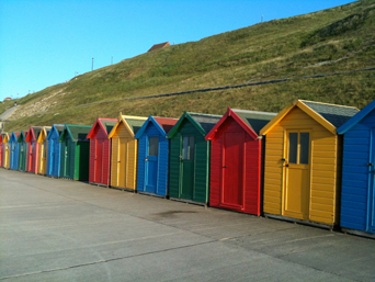 Whitby Beach Hut Photo