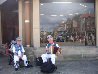 Musicans
              at Whitby Folk Week Photo