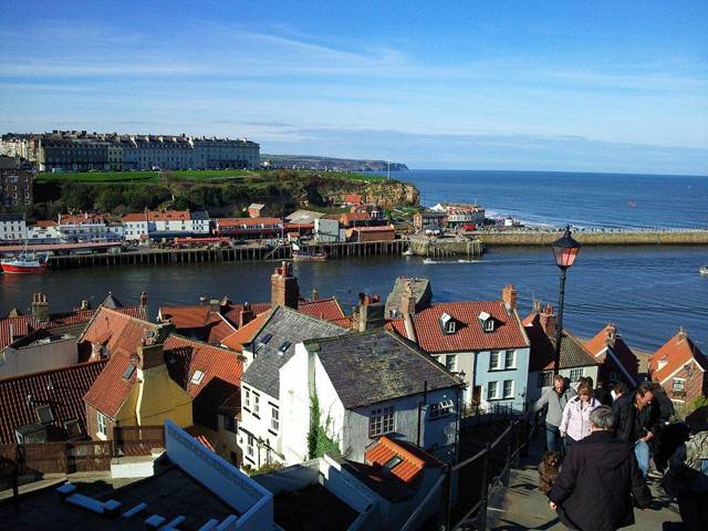 Whitby UK 199 Steps photograph