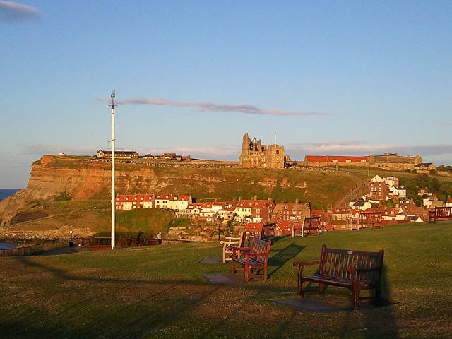 Whitby UK in the Evening Sun photograph