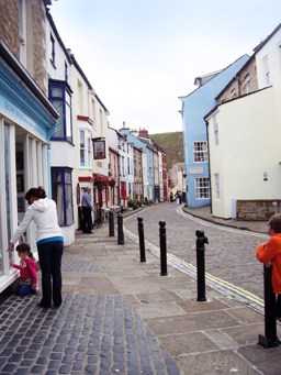  Staithes cobbled street Photo