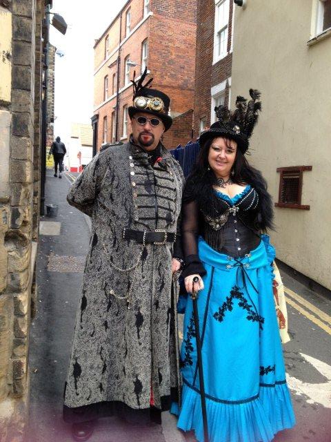 Photo of Gothic couple on Silver Street