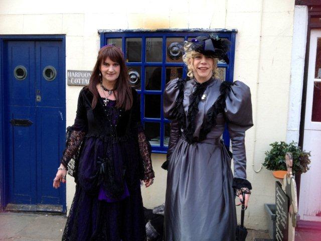 Photo of two Goths on Church Street