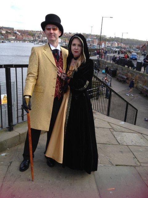 Couple of Goths near Swing Bridge