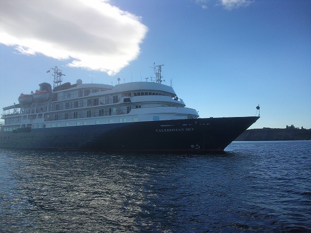 Photo of the 'Caledonian Sky' cruiseliner